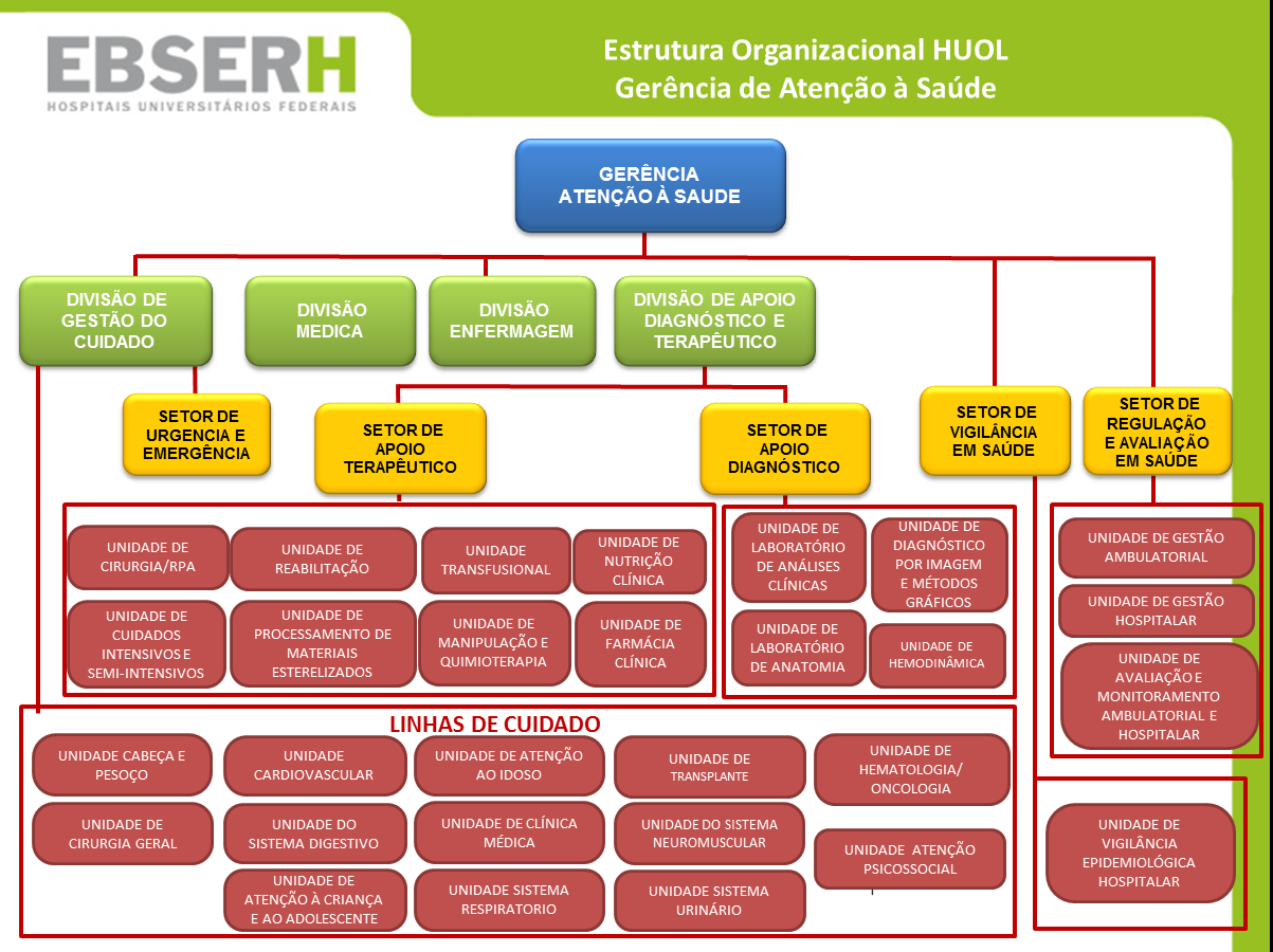 3 Divisão Médica. 4 Divisão de Enfermagem.
