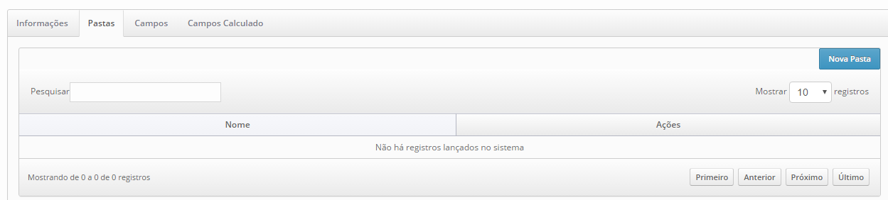 43 Nesta tela temos os seguintes campos a serem preenchidos: Na aba Informações Nome:insira o nome do cubo; Grupo:selecione o grupo ao qual o cubo pertence;