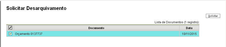 18. Desarquivamento Um usuário poderá solicitar o desarquivamento de um documento digitalizado se precisar fazer alguma conferência com o original em papel.