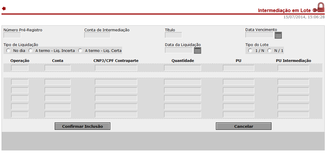 VIII. Intermediação o preço unitário negociado; e a quantidade de títulos negociada com cada participante.