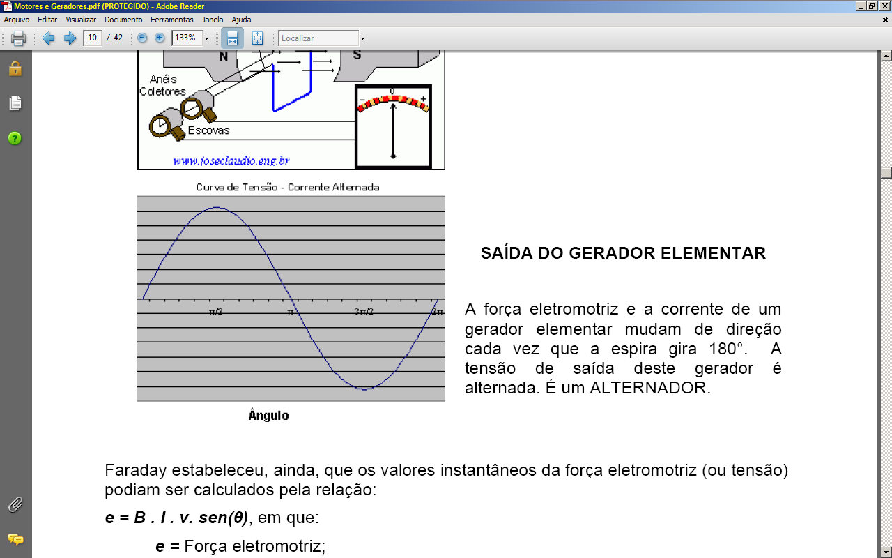 A indução magnética ocorre sempre que há movimento relativo entre um condutor e um campo magnético.