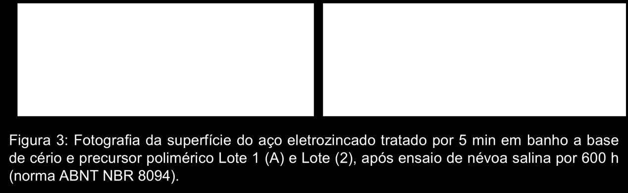 O s result ados dos ensai os de EIE (Figura 2) mostraram maiores impedâncias e maior estabilidade da superfície sobre o cp 5 L1 (Figura 2 A) em relação ao cp 5 L2 (Figura 2B).