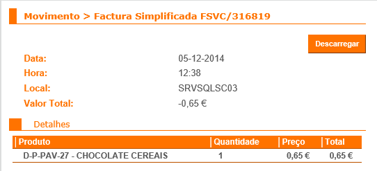 Portal SIGE - Movimentos Clique nos movimentos para ver os Permite consultar todos os movimentos