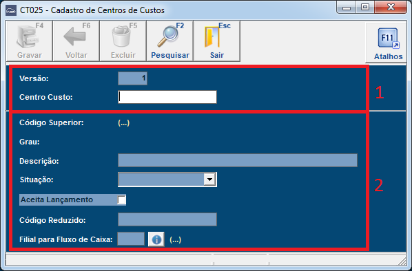 Rateio por Despesas por Contas Contábeis Introdução É possível efetuar configuração no sistema para que a contabilização das despesas seja rateada entre departamentos/centros de custo, de acordo com