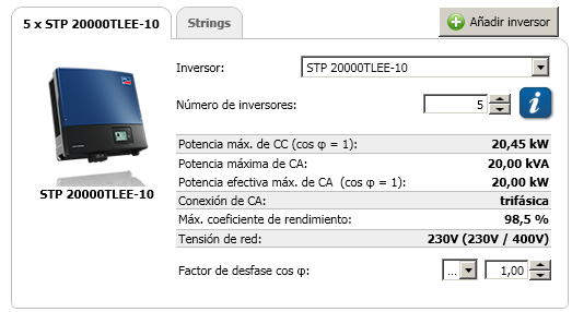 Sunny Design para Autoconsumo.