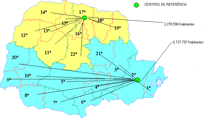 REDE ESTADUAL DE ASSISTÊNCIA LINHA DE CUIDADO ATENÇÃO À SAÚDE EM TRAUMATO-ORTOPEDIA. CENTROS DE REFERÊNCIA.