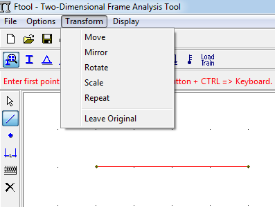 9 3.2 Menu Transform Move: Para mover um objeto, primeiro o operador deve selecionar o botão transform na barra