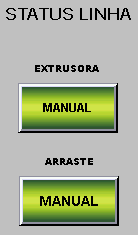 Sistema em Automático Iniciar o processo de extrusão como usualmente é feita. Ajuste a produção a um valor baixo para reduzir o desperdício.