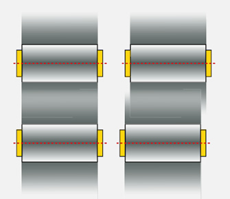 RD45 Rolos compactadores tandem Potentes e versáteis Os rolos compactadores da série RD45 são rolos tandem articulados que também estão disponíveis com um cilindro oscilatório ou na forma de rolo