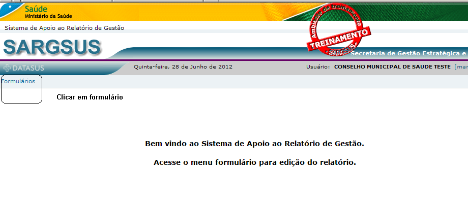 formulário, conforme apresentado na figura 11.