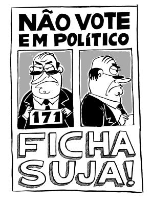 Nessas eleições só haverá candidatos ficha limpa?