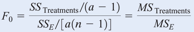 ANOVA One-Way No SÉTIMO passo, tomamos o resultado destes últimos dois cálculos para determinar o valor F, também chamado de F observado.