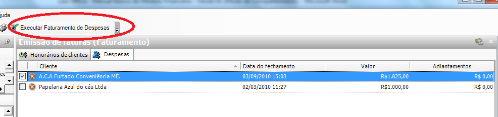 Boleto Após faturar um cliente, automaticamente é criado um lançamento de contas a receber que será visualizado em Contas a Receber > Previsão de recebimentos.