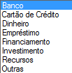 Ao abrir a tela de cadastro, informe os dados da conta. Tipo de Conta: o Law Office traz um rol dos tipos de contas existentes: Saldo Inicial: saldo inicial de abertura da conta.