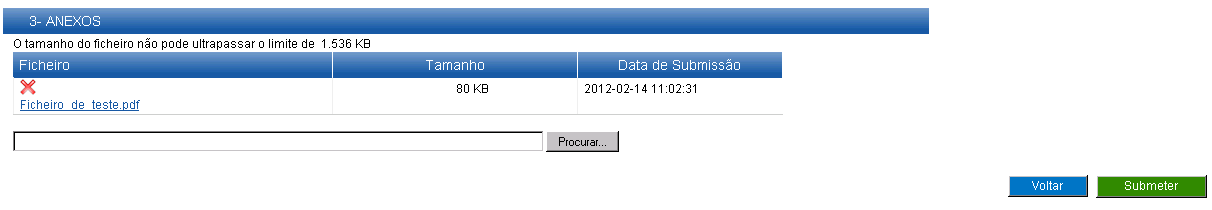 Preencher o campo Serviço a Constar na Declaração, indicando o nome da entidade que deverá constar na Declaração.