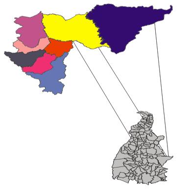 Região de Saúde Capim Dourado A Região de Saúde Capim Dourado é composta por 14 municípios. A população total da região é de 341.238 habitantes, de acordo com a Estimativa Populacional do IBGE (2014).