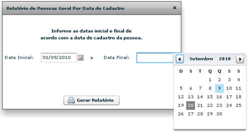 Filtros de Relatórios: os filtros são utilizados para relatórios por períodos específicos. (Filtros por períodos e dados específicos) Chat: chat interno para usuários do sistema.