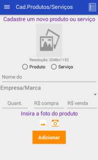 Cadastro Esse é o módulo de cadastro, onde você irá cadastrar suas empresas, seus produtos, serviços e seus clientes.