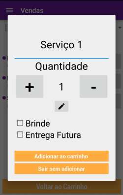 Vendas Esse é o módulo de venda por ele você ira efetuar as suas vendas de produtos e serviços já cadastrados.