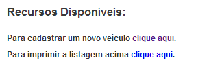 ii. iii. Permitir a inclusão de um novo veículo; Permitir a alteração de dados de um veículo cadastrado.