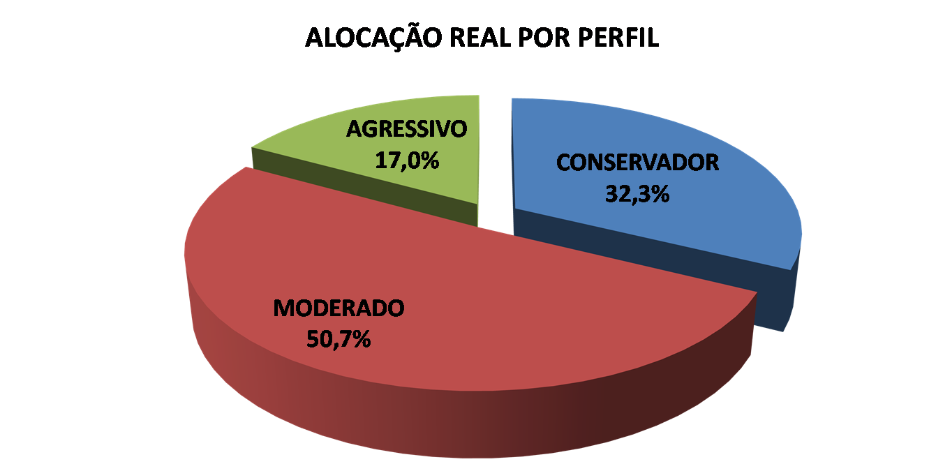 Alocação por Perfil O gráfico acima demonstra a