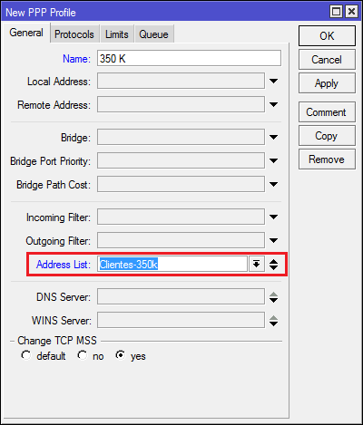 OPCIONAL REGRAS CACHE FULL COM VÁRIOS CONTROLE Primeiro (Se usar Hotspot) Em Ip --> Hotspot --> User Profiles, Acesse um plano e adicione uma