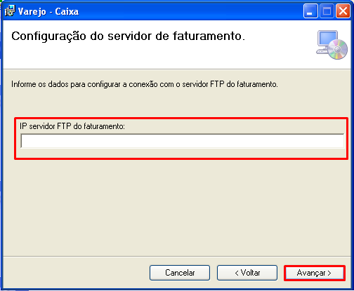 3.4 Preencha todos os campos em destaque, em seguida clique o botão Avançar; 3.