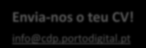 A Cidade das Profissões está ao teu dispor: Atendimento individual Workshops / Seminários Contacta-nos!