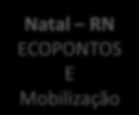 Programa Água Brasil Projetos Socioambientais Urbano Natal RN ECOPONTOS E Mobilização Rio Branco AC Coleta Seletiva e