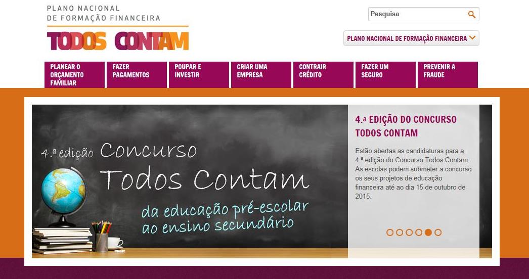 candidaturas, com 90 escolas e 20 100 alunos Foram atribuídos 5 prémios aos melhores projetos de