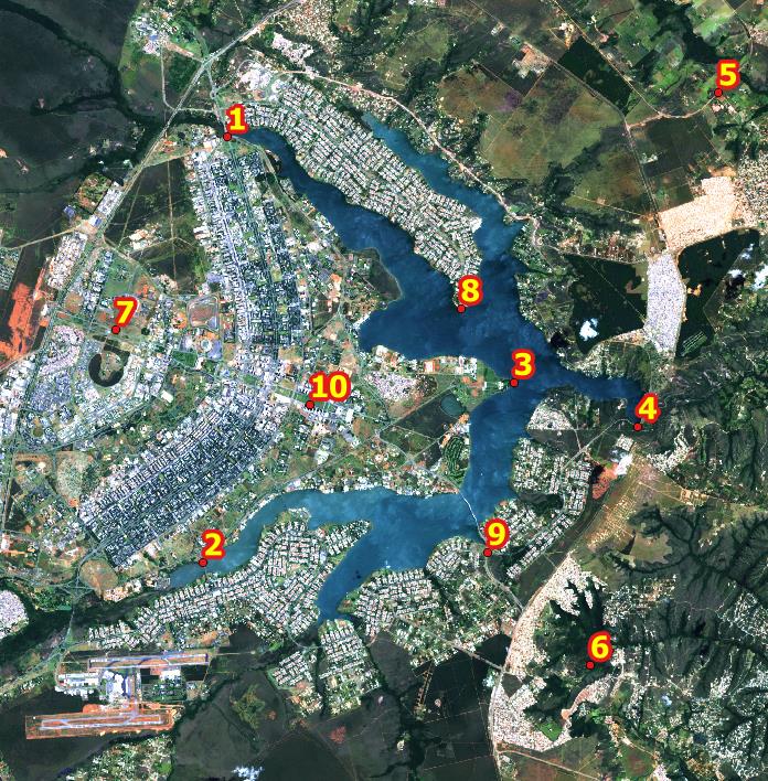 exibidas na barra de status variam de (0,0) a (2085,-2241).