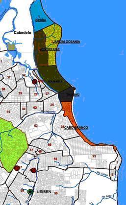 Posteriormente pode-se proceder a analise segundo os percursos do bairro à USIBEN e ao local de Deposição Irregular mais próximo do bairro estudado.