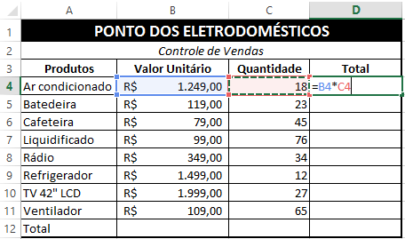 25 3.2. COPIAS RELATIVAS Ao contrário da planilha anterior, muitas vezes trabalhamos com planilhas imensas, sendo inviável inserir uma fórmula de cada vez.