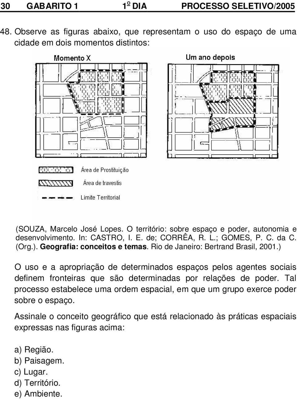 Rio de Janeiro: Bertrand Brasil, 2001.) O uso e a apropriação de determinados espaços pelos agentes sociais definem fronteiras que são determinadas por relações de poder.