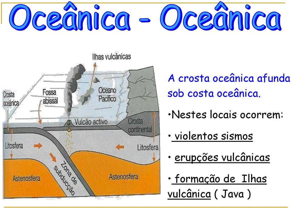 Nestes locais ocorrem: violentos