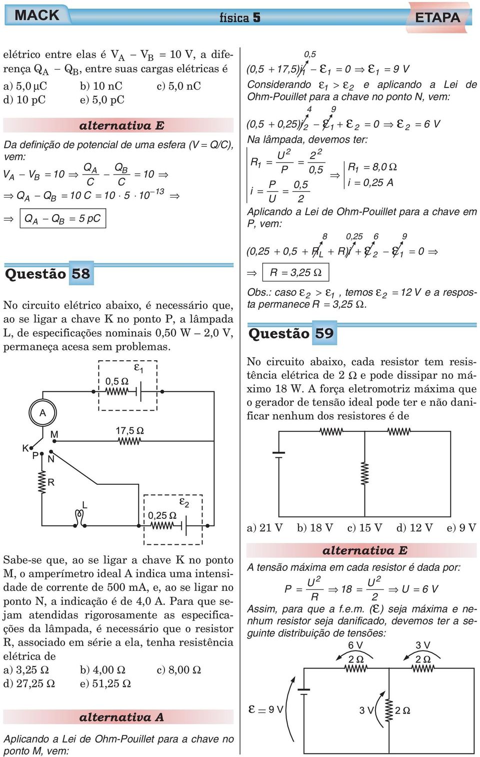 0,50 W,0 V, permaneça acesa sem problemas.