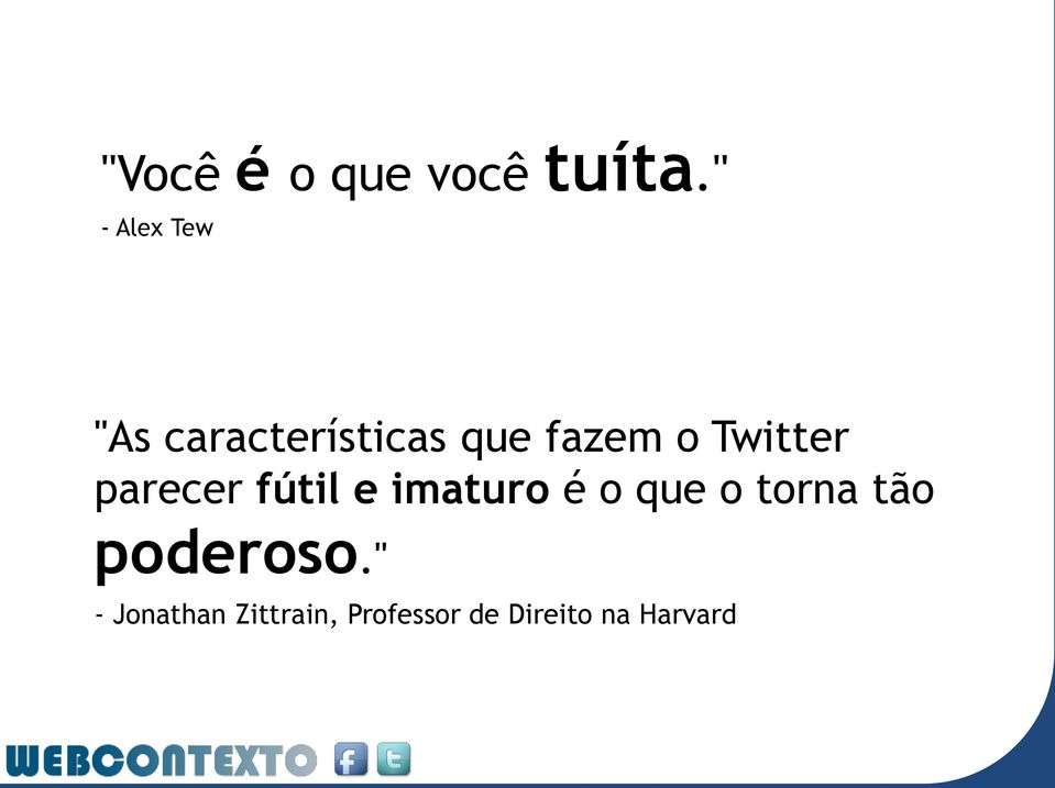 Twitter parecer fútil e imaturo é o que o