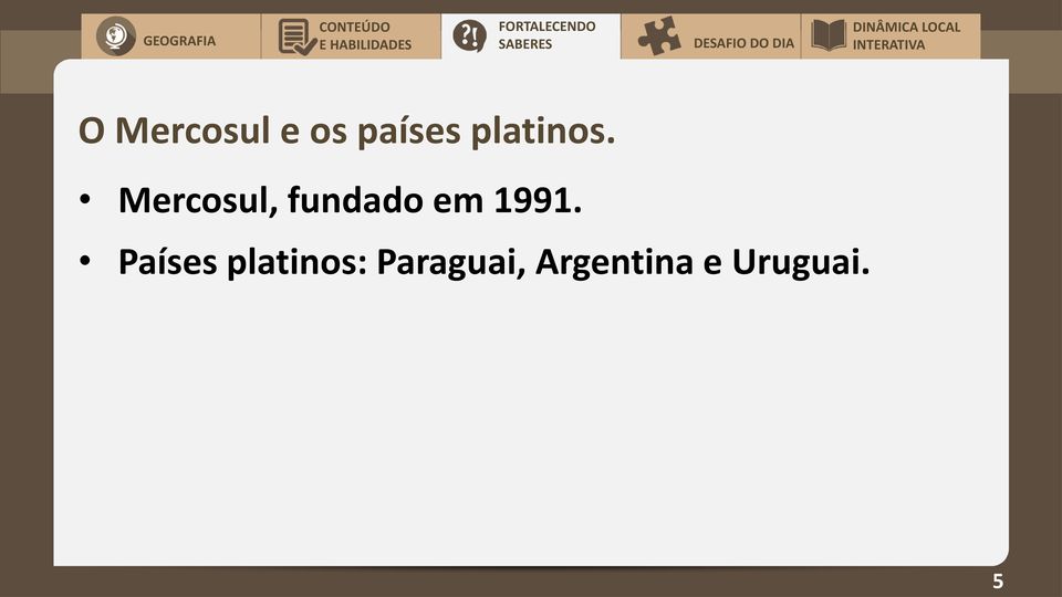 países platinos.