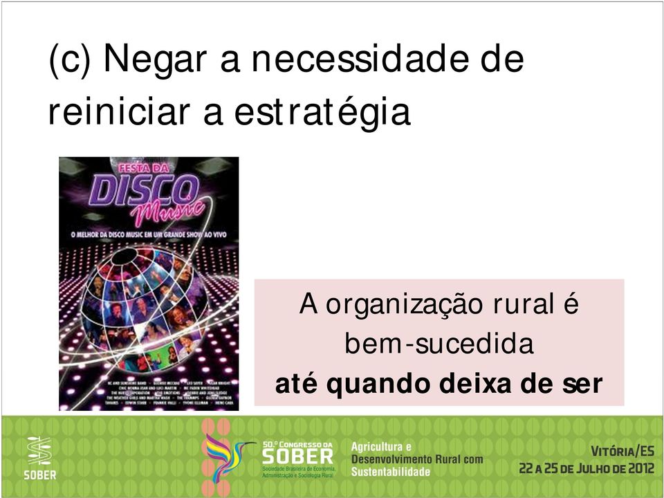 organização rural é