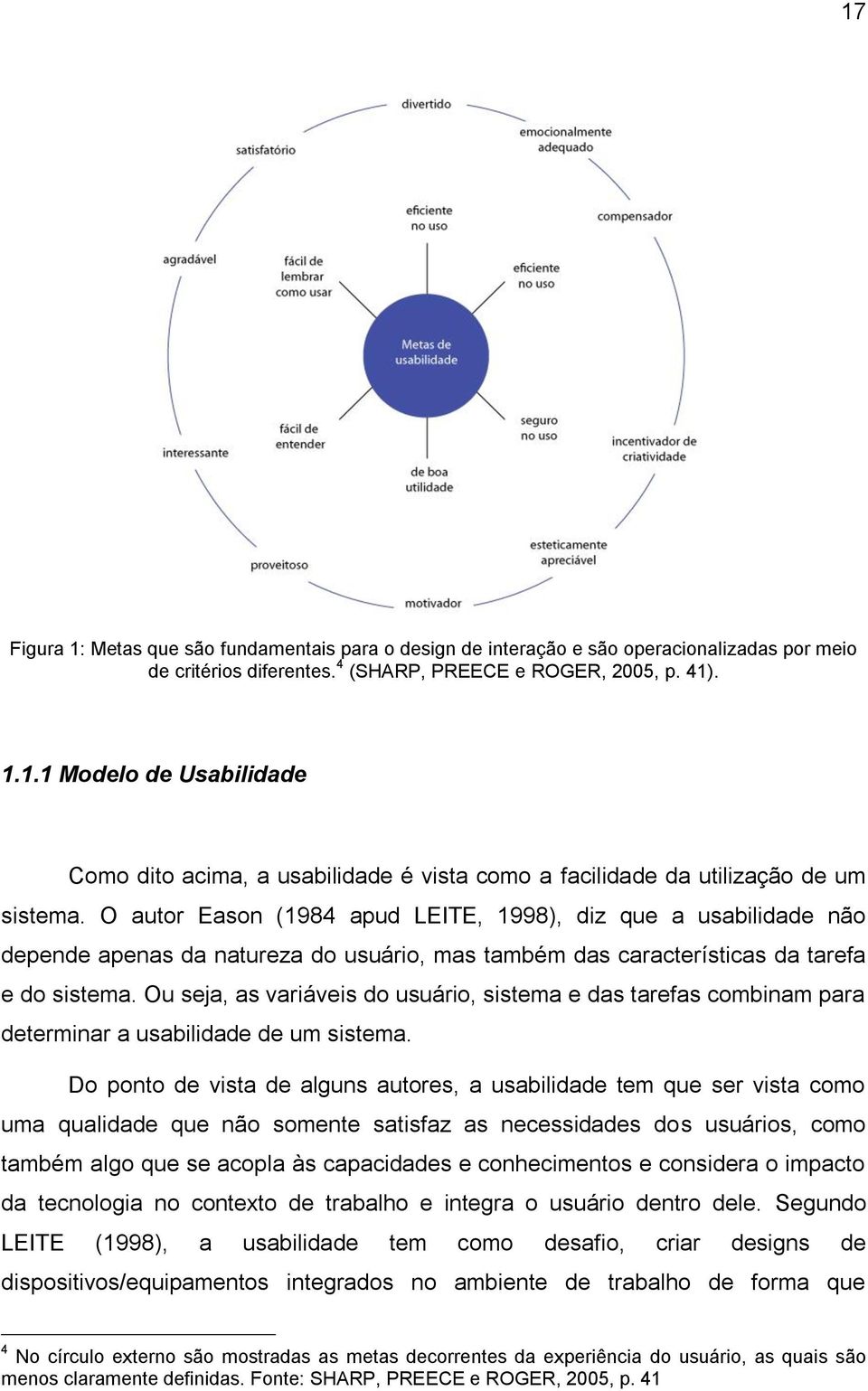 Ou seja, as variáveis do usuário, sistema e das tarefas combinam para determinar a usabilidade de um sistema.