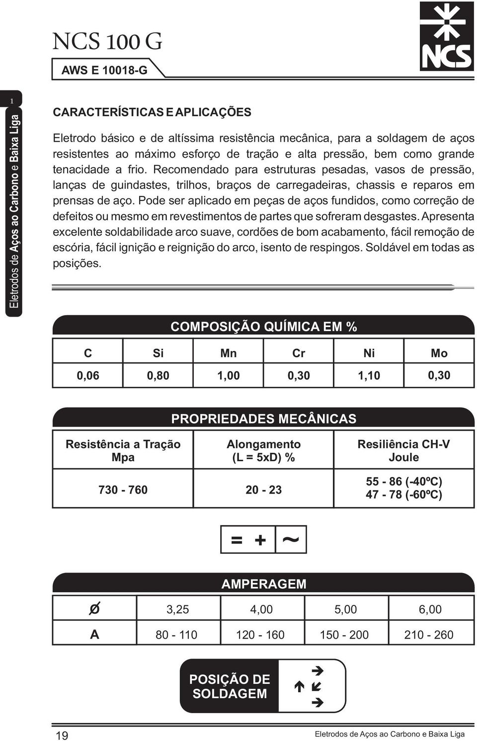 Pode ser aplicado em peças de aços fundidos, como correção de defeitos ou mesmo em revestimentos de partes que sofreram desgastes.