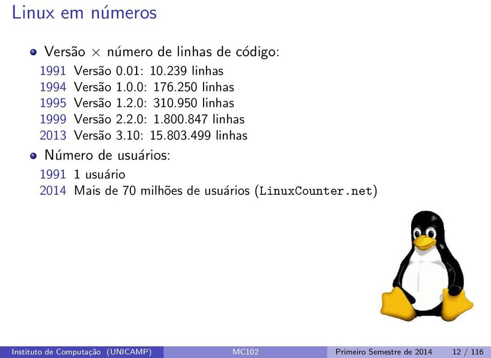 847 linhas 2013 Versão 3.10: 15.803.