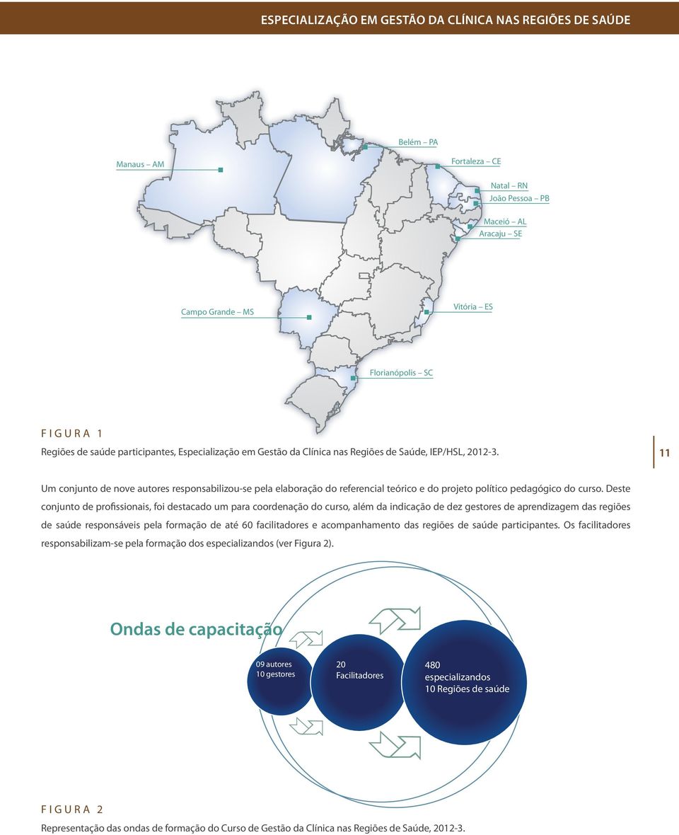 11 Um conjunto de nove autores responsabilizou-se pela elaboração do referencial teórico e do projeto político pedagógico do curso.