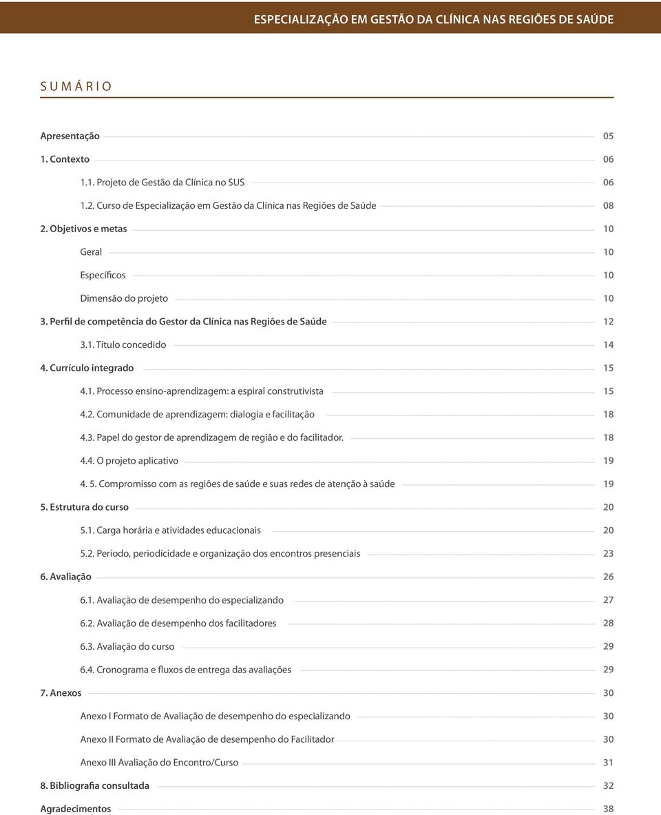 Título concedido 4. Currículo integrado 4.1. Processo ensino-aprendizagem: a espiral construtivista 4.2. Comunidade de aprendizagem: dialogia e facilitação 4.3.