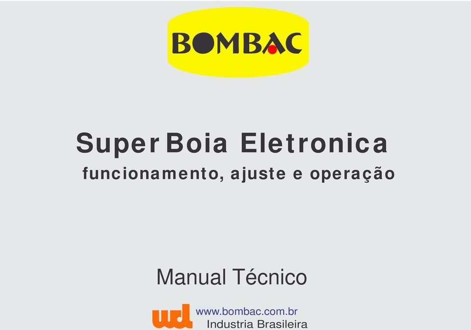 operação Manual Técnico