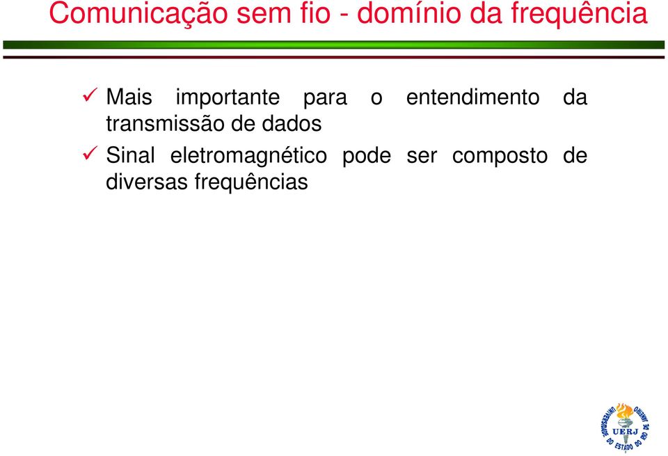 entendimento da transmissão de dados