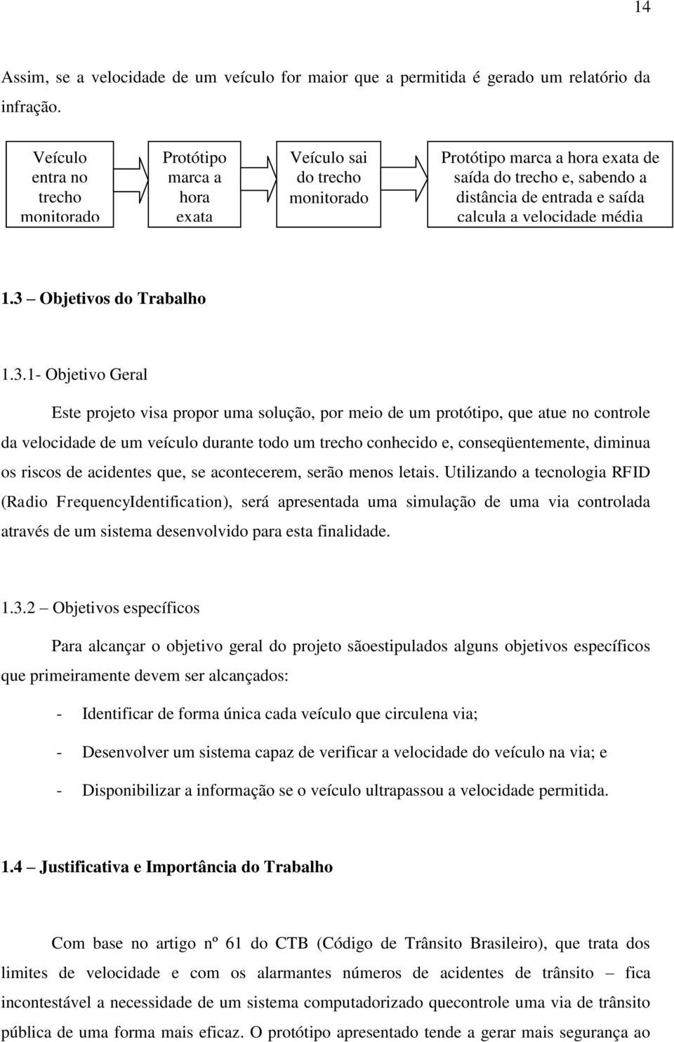 velocidade média 1.3 