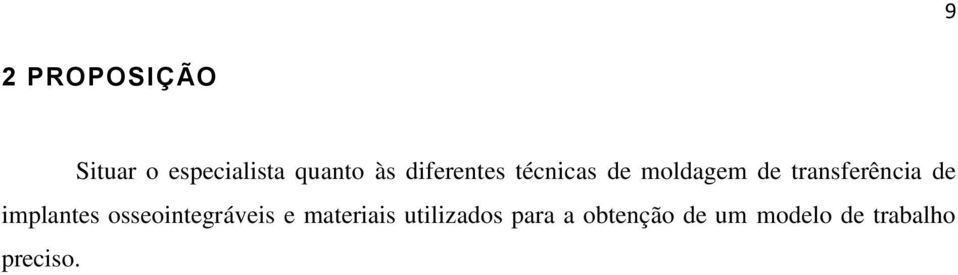 de implantes osseointegráveis e materiais