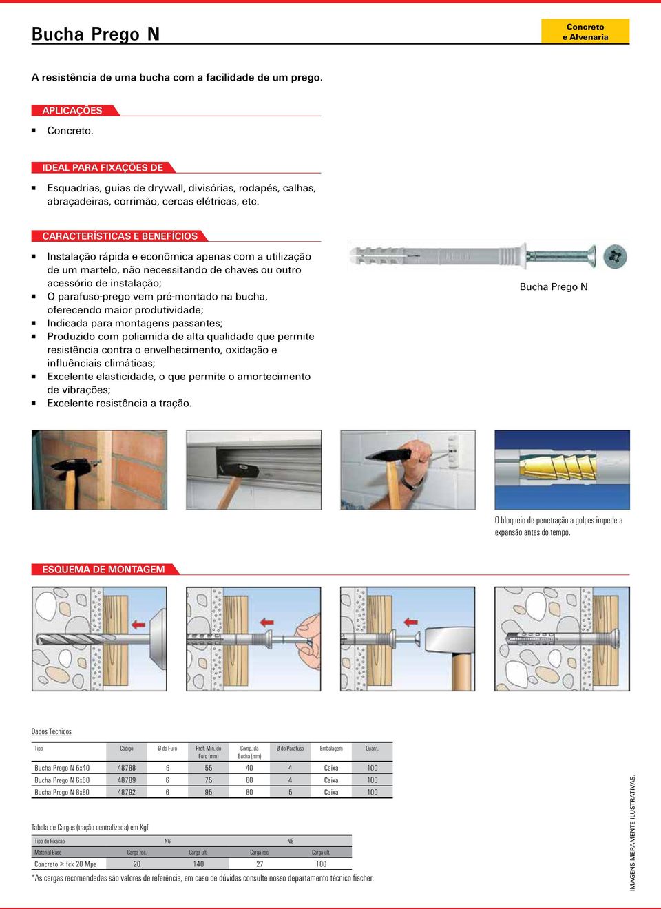 produtividade; Indicada para montagens passantes; Produzido com poliamida de alta qualidade que permite resistência contra o envelhecimento, oxidação e influênciais climáticas; Excelente