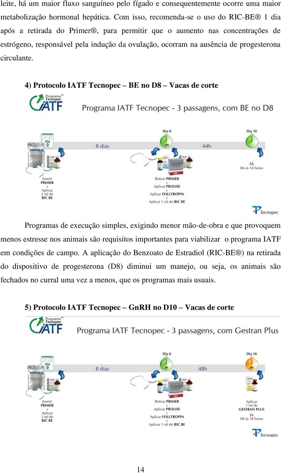 progesterona circulante.